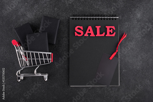 Black friday sale. Shopping concept