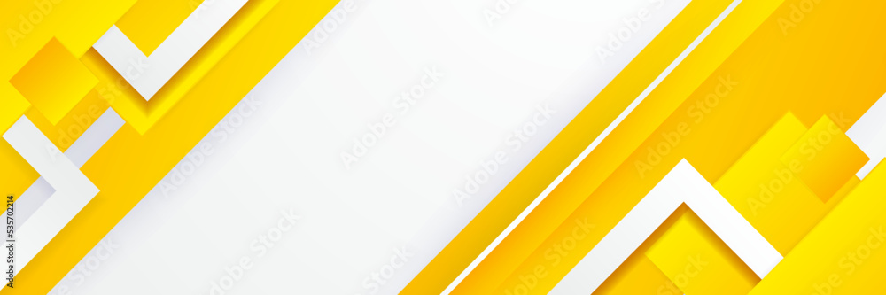 Abstract orange yellow white geometric shapes light silver technology background vector. Modern diagonal presentation background. Abstract orange yellow white geometric shapes light silver technology background vector. Modern diagonal presentation background.