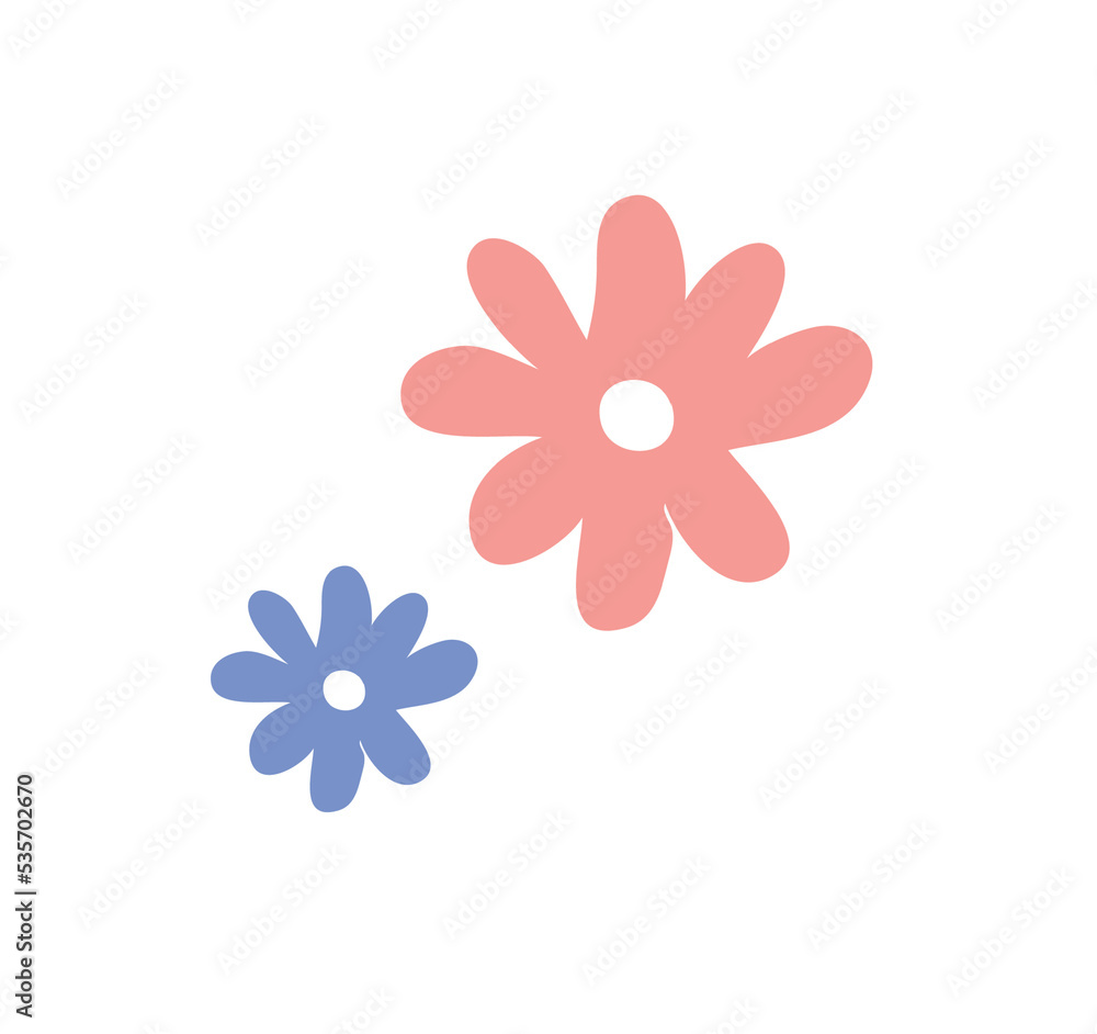 cute pastel flowers doodle cute pastel flowers doodle