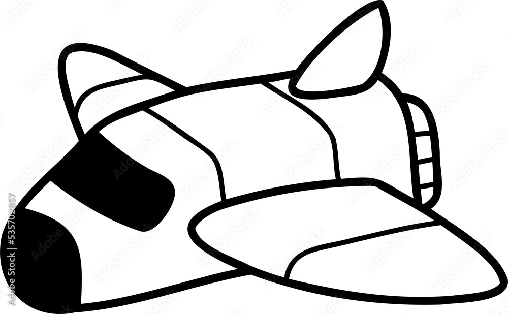 Hand Drawn cute plane illustration Hand Drawn cute plane illustration