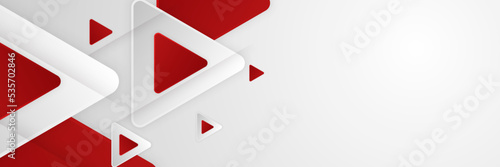 Abstract red white grey vector background, for design brochure, website, flyer. Geometric white wallpaper for certificate, presentation, landing page