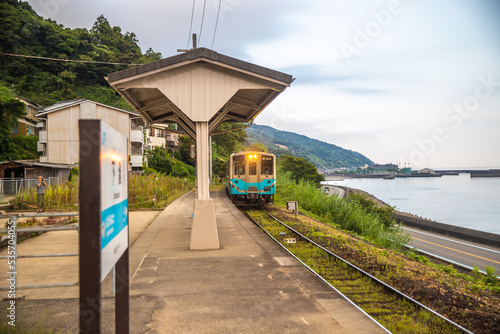 愛媛県 下灘駅の風景 