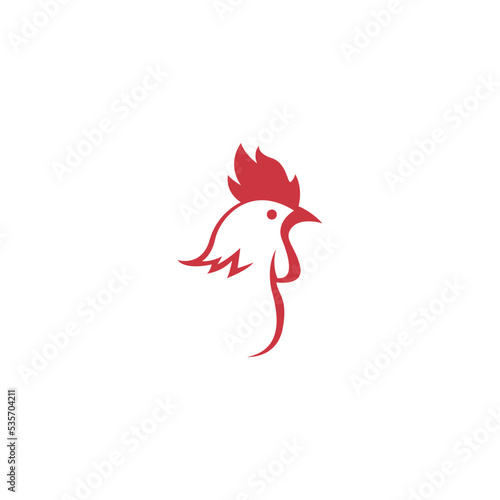 Rooster logo icon design