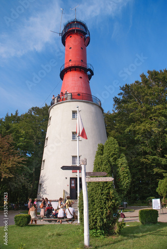 Lighthouse in Rozewie, Pomeranian Voivodeship, Poland photo