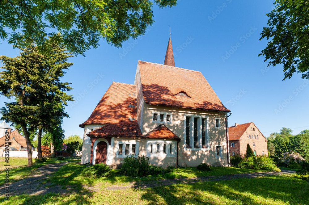 Church of st. John the Baptist, Ojerzyce, Lubusz Voivodeship, Poland