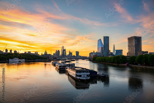 City of London skyline at sunrise. England © Pawel Pajor