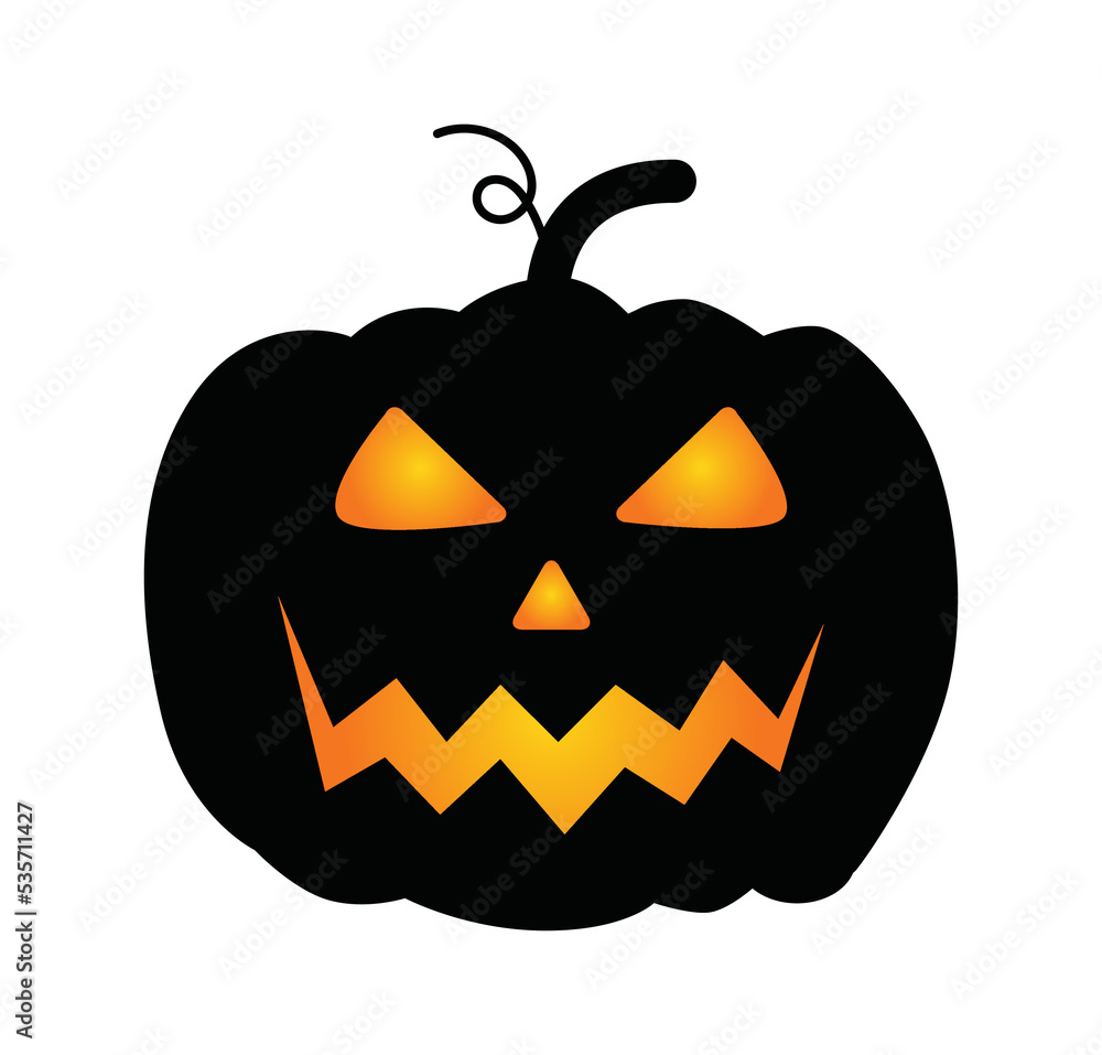 Pumpkin icon vector illustration isolated on white background. Pumpkin silhouette design. Pumpkin icon vector illustration isolated on white background. Pumpkin silhouette design.