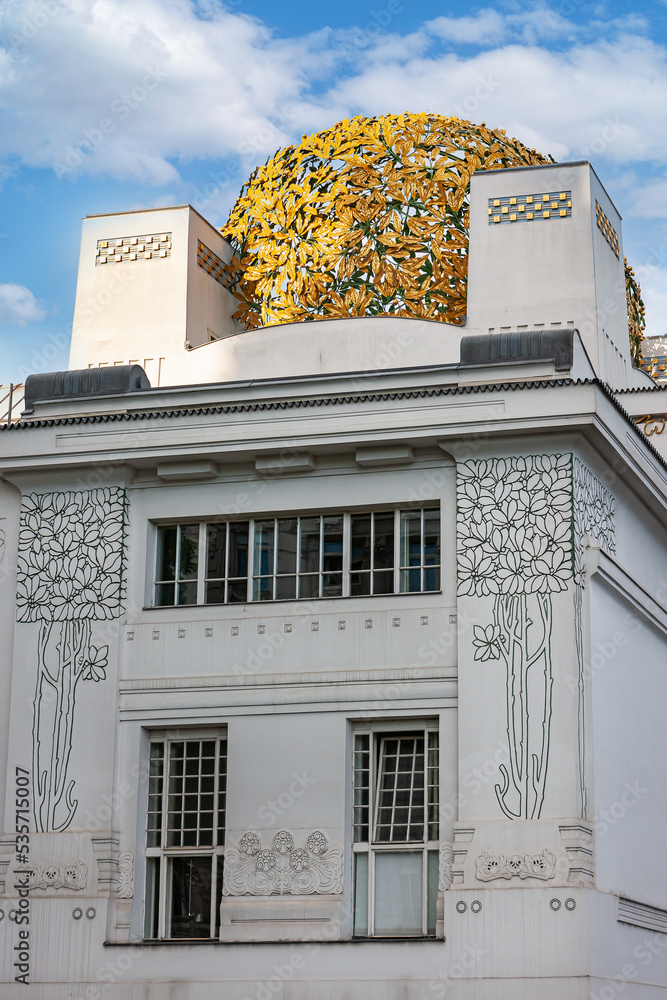 building, of vienna secession built by joseph maria... Vienna, Austria, September 08, 2008: The Secession Building is an ...