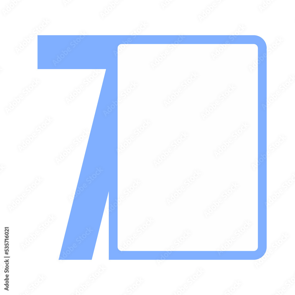 Empty label element with 10 number Empty label element with 10 number