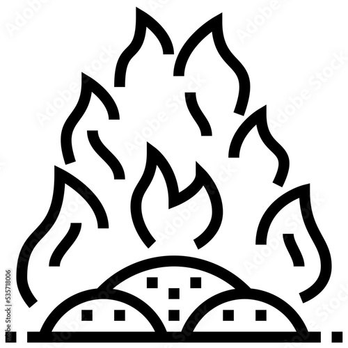 incineration icon