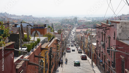 San Miguel de Allende Spanish colonial architecture in Guanajuato  Mexico.