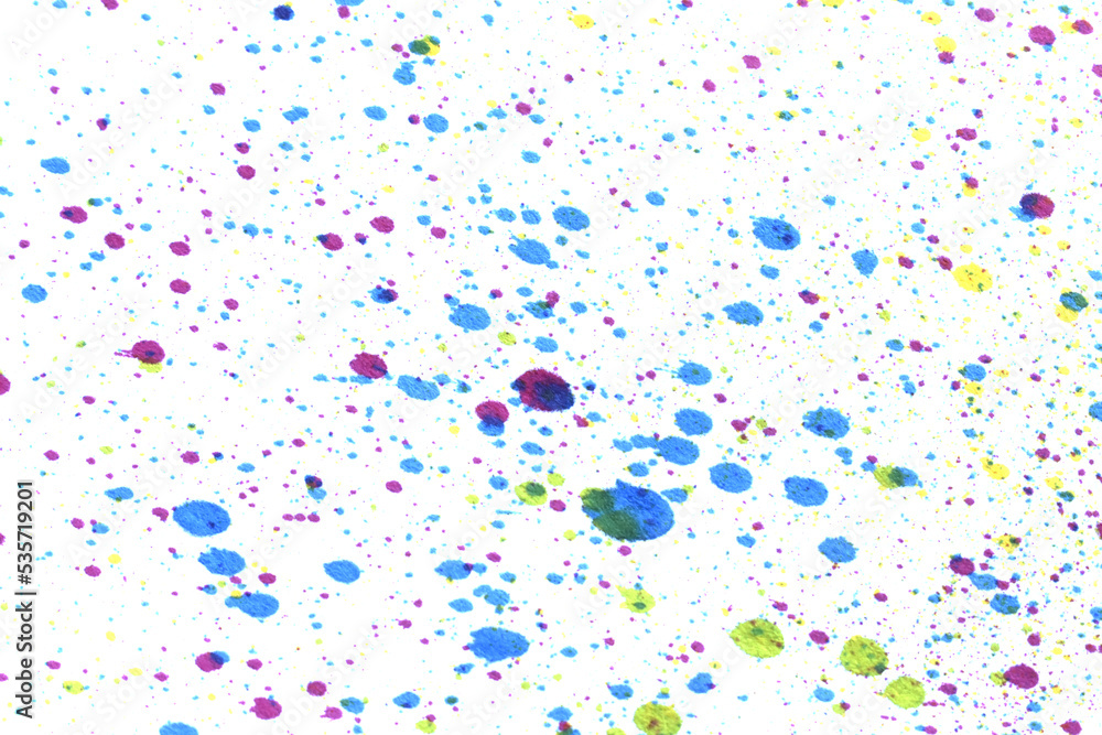 background with colorful splashes