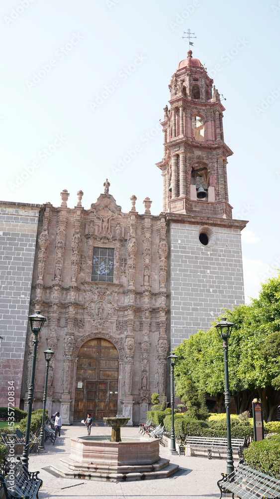 San Miguel de Allende Spanish colonial architecture in Guanajuato, Mexico.
