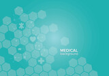 medical background with medical elements and vector illustrator