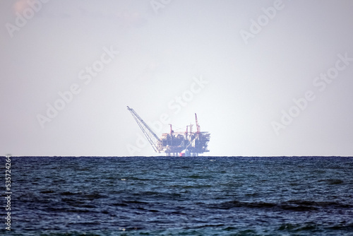 Quadro su tela Leviathan gas field, a large natural gas field in the Mediterranean Sea off the coast of Israel