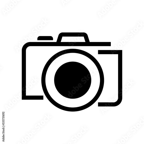 Vector illustration. Camera Logo design.
