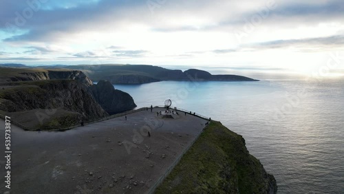 Aerail shot of nordkapp in Norway 2 | north cape | nordcap photo