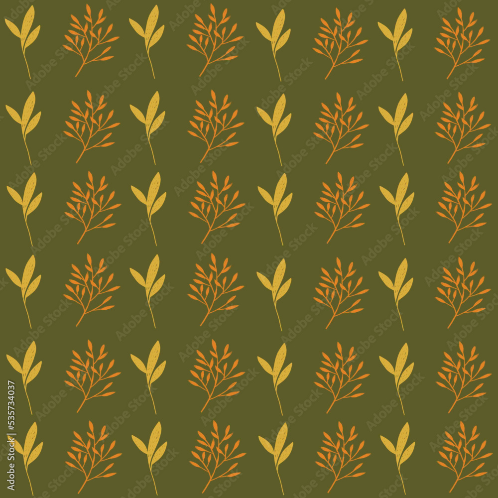 seamless pattern with leaves seamless pattern with leaves