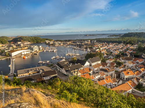 The historical seaside resort town of Mandal on the southern coast of Norway, Lindesnes municipality, Agder county, Norway. photo