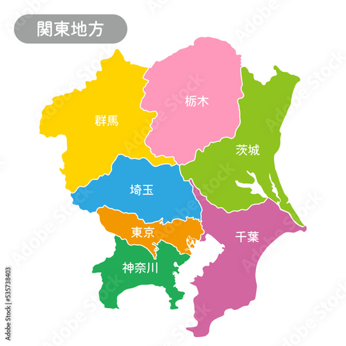 関東地方のイラスト