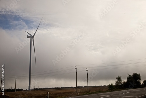 wind power plant in Odesa region © abramovphoto