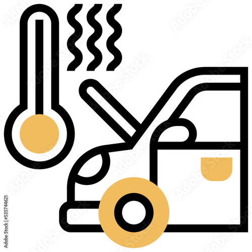 overheated icon