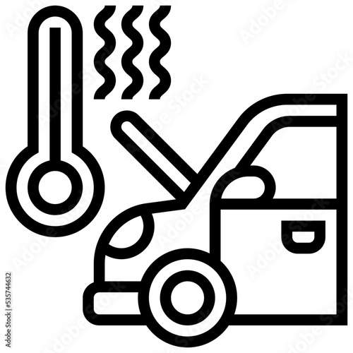 overheated icon