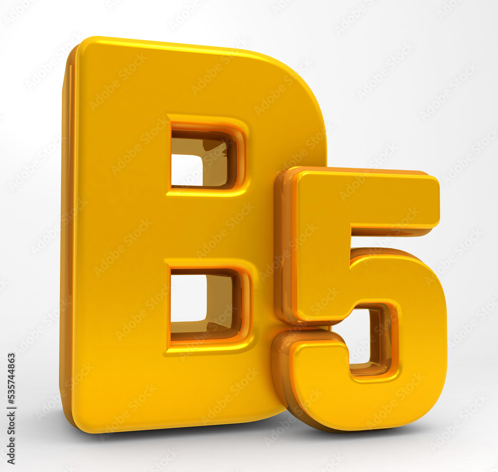 Golden Vitamin B5 isolated on white background. Shiny Vitamin B5 3d. Natural sources of Vitamin concept. 3D rendering Golden Vitamin B5 isolated on white background. Shiny Vitamin B5 3d. Natural sources of Vitamin concept. 3D rendering