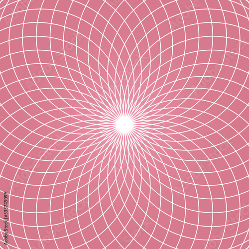 Mesh4615 - A vector illustration of a mesh made of curved lines.