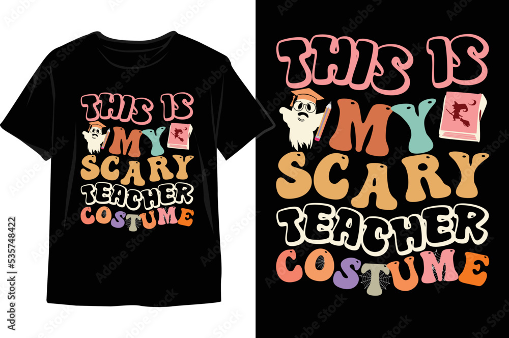 Halloween wavy t shirt design. Halloween t shirt. wavy typography design Halloween wavy t shirt design. Halloween t shirt. wavy typography design