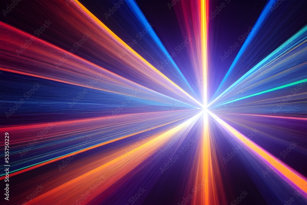 Brilliant colorful backgrounds. Light. Fibres. Energy. 