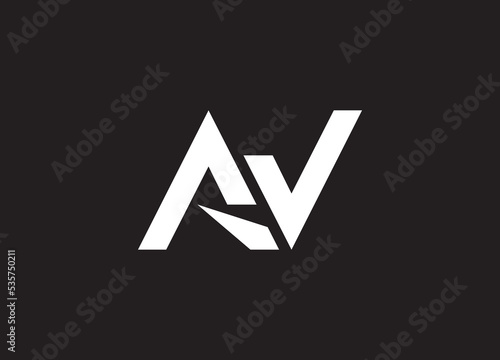 AV Creative and Minimalist Logo Design