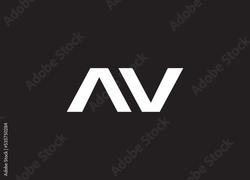 AV Creative and Minimalist Logo Design