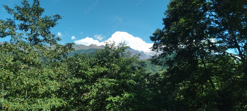 Mountains of Ghandruk Nepal, a toursit destination for Nepal