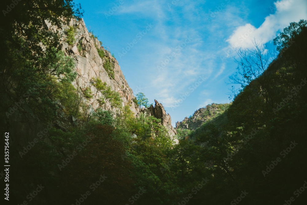 Berge im Harzer Bodekessel