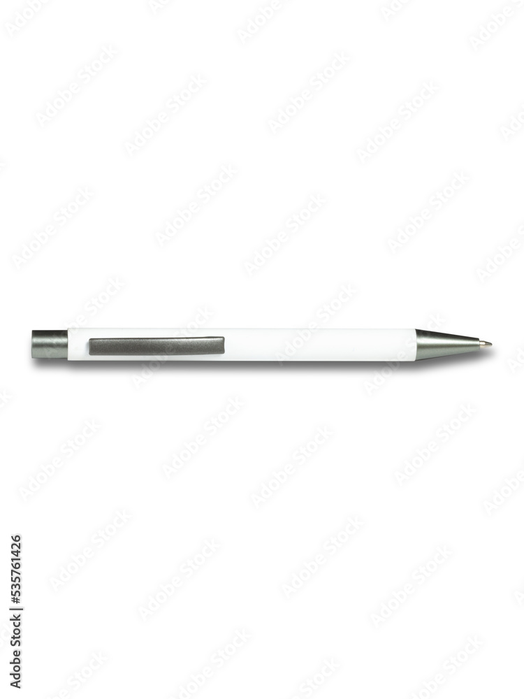 ballpoint pens isolated on white background. photo for the store, white ballpoint pen ballpoint pens isolated on white background. photo for the store, white ballpoint pen