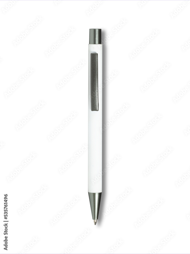 ballpoint pens isolated on white background. photo for the store, white ballpoint pen ballpoint pens isolated on white background. photo for the store, white ballpoint pen
