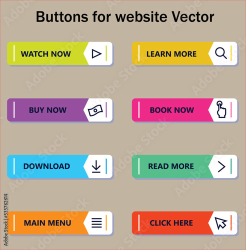 cta web button collection