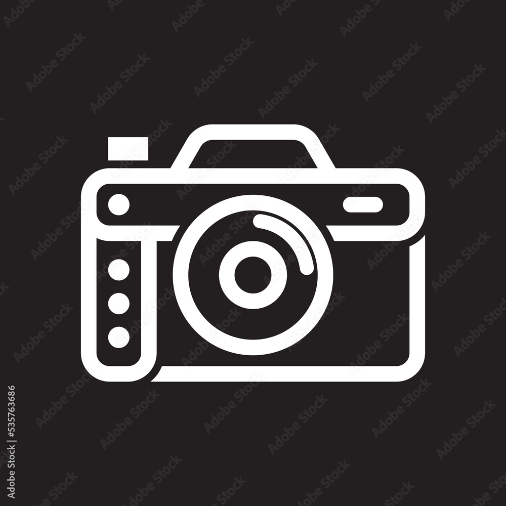 Camera icon vector