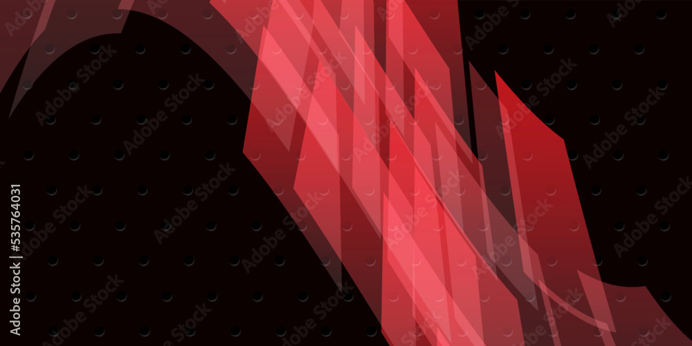 Naklejka premium Abstract red and black background
