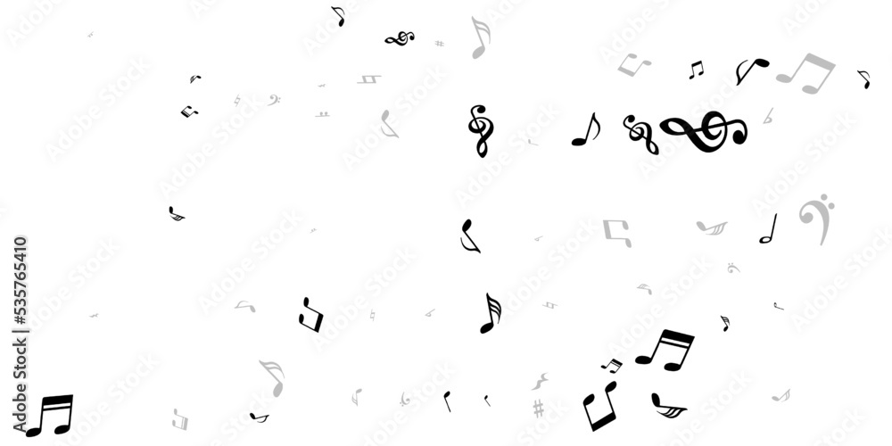 Music note symbols vector wallpaper. Audio Music note symbols vector wallpaper. Audio