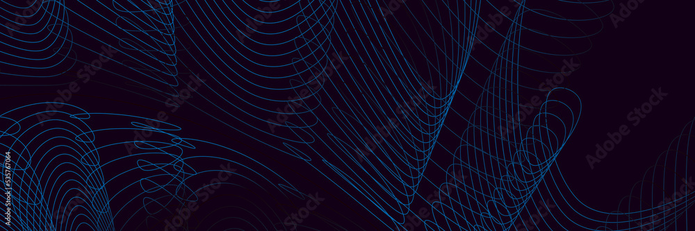 Abstract black background with blue lines Abstract black background with blue lines