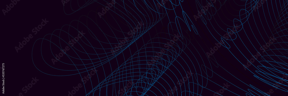 Abstract black background with blue lines Abstract black background with blue lines