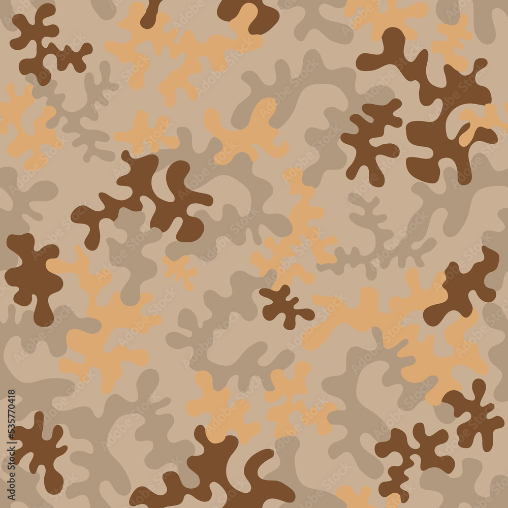 Seamless camouflage pattern - vector illustration Seamless camouflage pattern - vector illustration