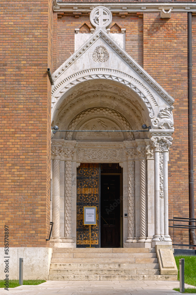 Side Entrance Church Szeged Hungary