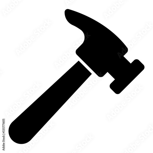 Modern design icon of cobbler hammer