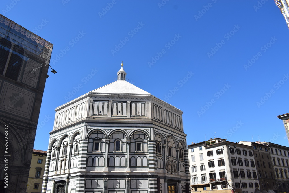 View of the Florence Baptistery from the side