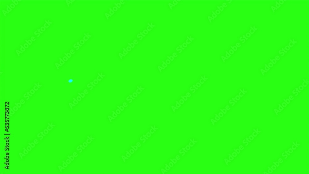 Loop animation shape with comic style on green screen background Loop animation shape with comic style on green screen background