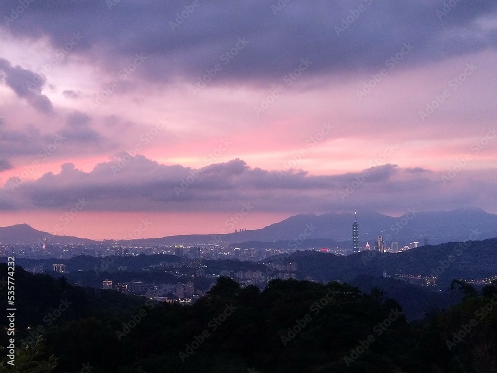 Fototapeta premium colorful sky, cloud