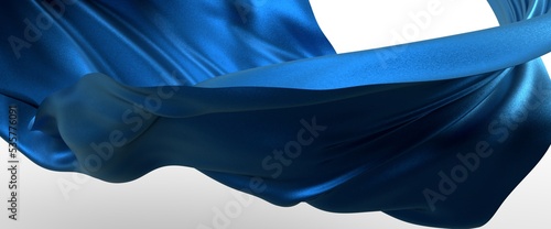 Abstract Blue Waves Stripe ...